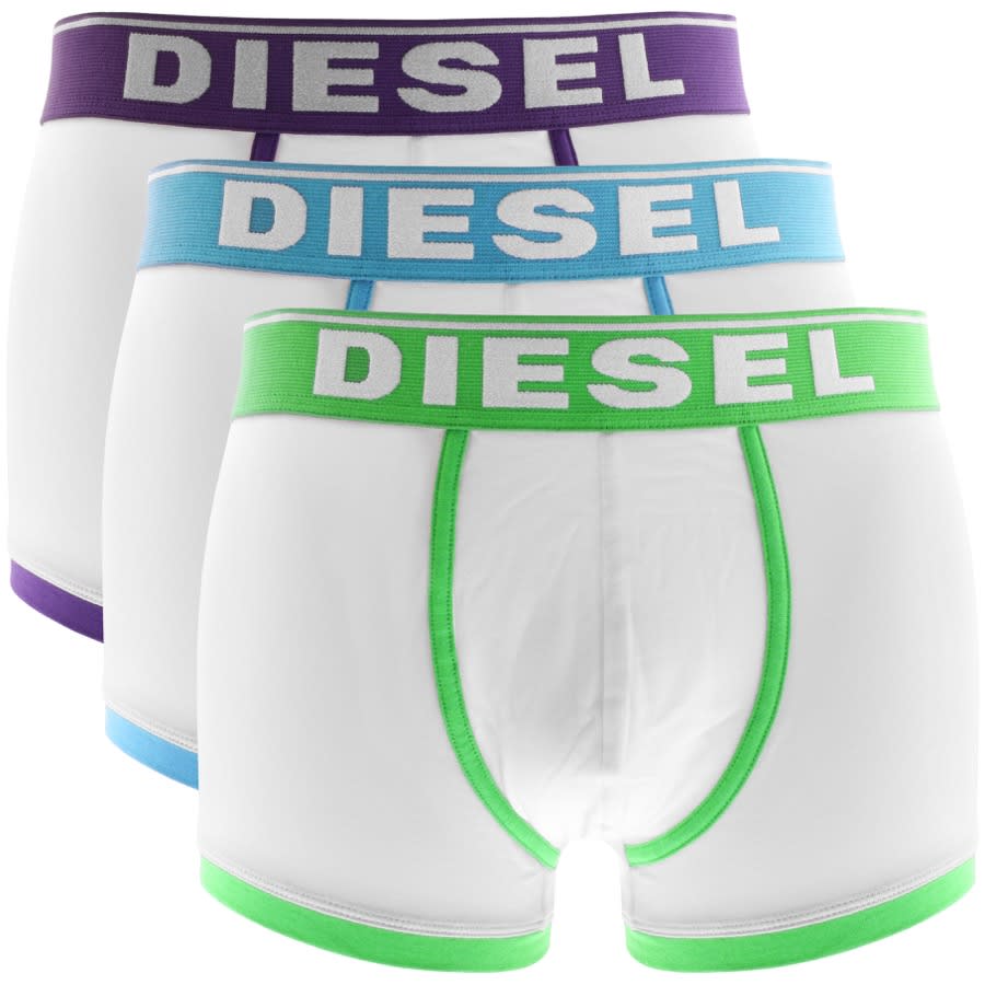 Alternative Image for ProductDiesel Underwear Damien 3 Pack Boxer Shorts White1